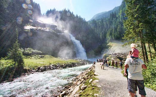 Krimmler Wasserfälle - ca. 85 km entfernt